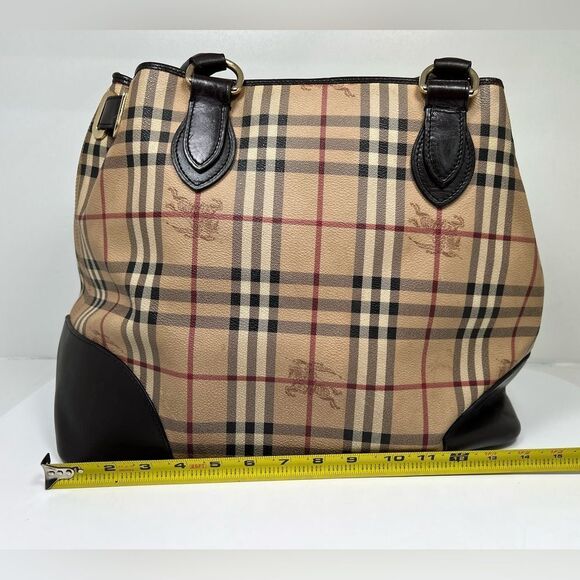 Burberry Haymarket Check Top Handle Bag - Picture 14 of 16